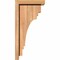 Ekena Millwork Pescadero Smooth Corbel w/Backplate, Western Red Cedar, 5 1/2"W x 8"D x 16"H COR06X08X16PEC01SWR - alternate 4